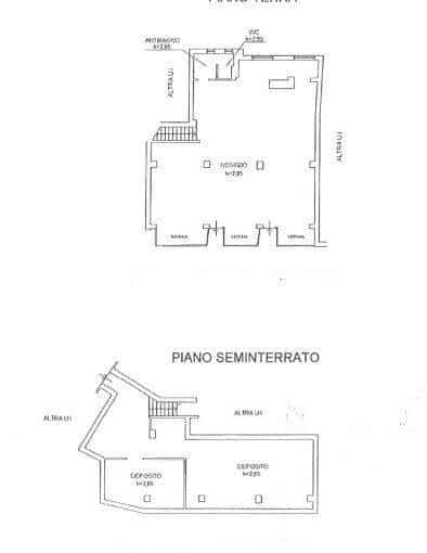 Representative commercial fund of about 190 square meters Idee & Immobili Firenze